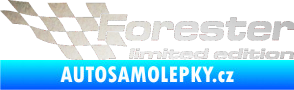 Samolepka Forester limited edition levá odrazková reflexní bílá