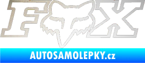 Samolepka Fox 001 odrazková reflexní bílá