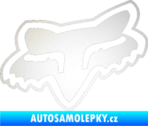 Samolepka Fox 003 odrazková reflexní bílá