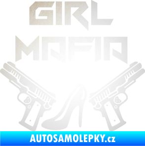 Samolepka Girl mafia 001 odrazková reflexní bílá