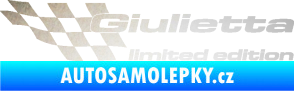 Samolepka Giulietta limited edition levá odrazková reflexní bílá
