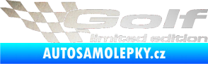 Samolepka Golf limited edition levá odrazková reflexní bílá