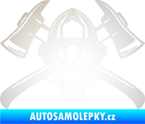 Samolepka Hasič 014 odrazková reflexní bílá