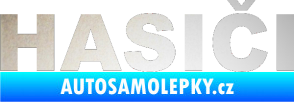 Samolepka HASIČI odrazková reflexní bílá