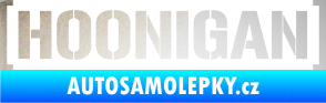Samolepka Hoonigan nápis odrazková reflexní bílá