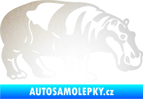 Samolepka Hroch 003 pravá odrazková reflexní bílá