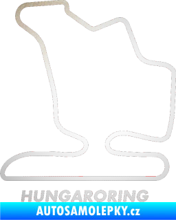Samolepka Okruh Hungaroring odrazková reflexní bílá