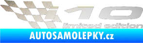 Samolepka i10 limited edition levá odrazková reflexní bílá
