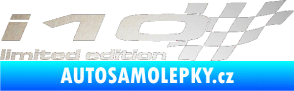 Samolepka i10 limited edition pravá odrazková reflexní bílá