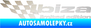 Samolepka Ibiza limited edition levá odrazková reflexní bílá