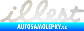 Samolepka Illest 001 odrazková reflexní bílá