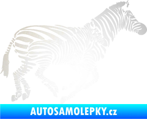 Samolepka Interiér 020 pravá zebry odrazková reflexní bílá
