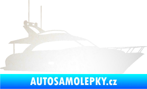 Samolepka Jachta 001 pravá odrazková reflexní bílá