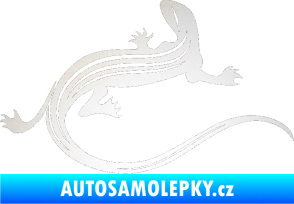 Samolepka Ještěrka 011 pravá odrazková reflexní bílá
