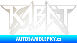 Samolepka Kabát 002 odrazková reflexní bílá