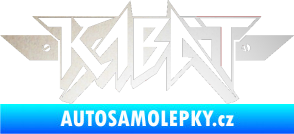 Samolepka Kabát 003 odrazková reflexní bílá