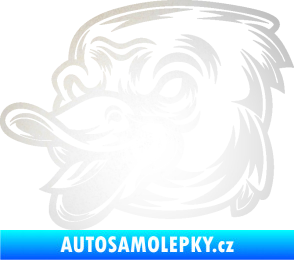 Samolepka Káčátko 001 levá odrazková reflexní bílá