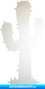 Samolepka Kaktus 001 levá odrazková reflexní bílá