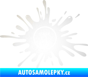 Samolepka Kaňka 003 znak odrazková reflexní bílá