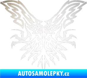 Samolepka Kapota 037 tatto dravec odrazková reflexní bílá