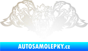Samolepka Kapota 041 lev odrazková reflexní bílá