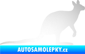 Samolepka Klokan 003 pravá odrazková reflexní bílá
