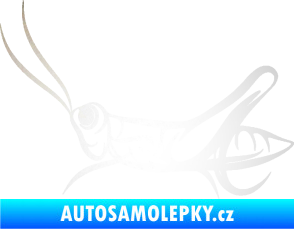 Samolepka Kobylka 001 levá odrazková reflexní bílá