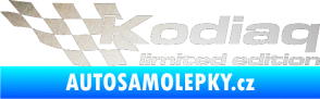 Samolepka Kodiaq limited edition levá odrazková reflexní bílá