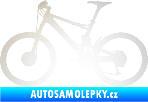 Samolepka Kolo 001 levá - (horské kolo) odrazková reflexní bílá