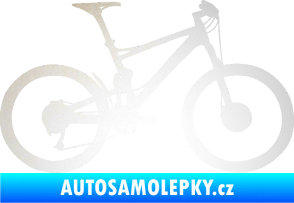 Samolepka Kolo 001 pravá - (horské kolo) odrazková reflexní bílá