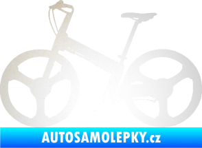 Samolepka Kolo 002 levá odrazková reflexní bílá