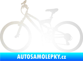 Samolepka Kolo 003 levá odrazková reflexní bílá