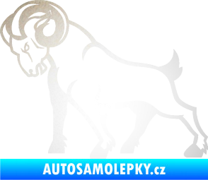 Samolepka Kozel 002 levá odrazková reflexní bílá