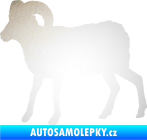 Samolepka Kozel 004 levá odrazková reflexní bílá