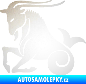 Samolepka Kozoroh 004 levá odrazková reflexní bílá