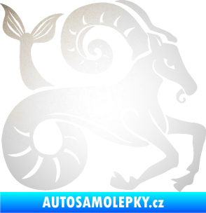 Samolepka Kozoroh 005 pravá odrazková reflexní bílá