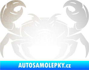 Samolepka Krab 003 odrazková reflexní bílá