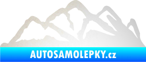 Samolepka Krajina hory 013 pravá odrazková reflexní bílá