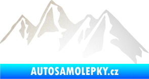 Samolepka Krajina hory 015 pravá odrazková reflexní bílá