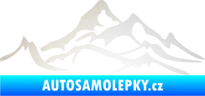 Samolepka Krajina hory 017 levá odrazková reflexní bílá
