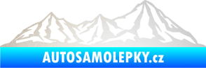 Samolepka Krajina hory 019 pravá odrazková reflexní bílá