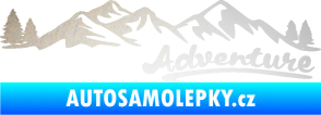 Samolepka Krajina hory 028 pravá odrazková reflexní bílá