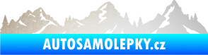 Samolepka Krajina hory 035 levá odrazková reflexní bílá