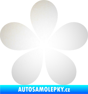 Samolepka Květina dekor 031 odrazková reflexní bílá