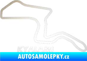 Samolepka Okruh Kyalami odrazková reflexní bílá