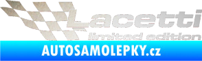 Samolepka Lacetti limited edition levá odrazková reflexní bílá