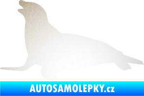 Samolepka Lachtan 002 levá odrazková reflexní bílá