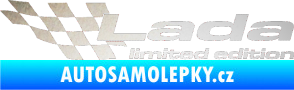 Samolepka Lada limited edition levá odrazková reflexní bílá