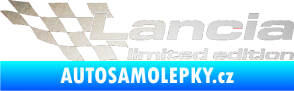 Samolepka Lancia limited edition levá odrazková reflexní bílá