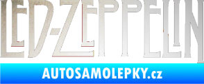 Samolepka Led Zeppelin odrazková reflexní bílá